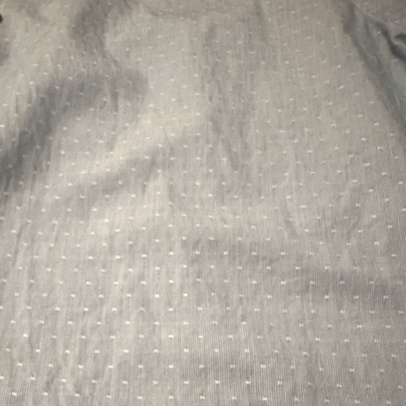 Express Patterned Button Down - Light Blue* - Picture 2 of 4